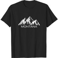 Montana Mountain T-Shirt for Men in Black