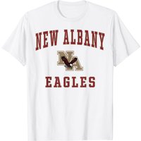 T-Shirt pour hommes des Eagles de la New Albany High School — T-shirts pour hommes