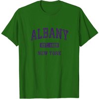 T-Shirt Athlétique Vintage Albany New York pour Hommes — T-shirts pour hommes