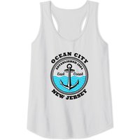 Débardeur Ocean City New Jersey Anchor pour hommes - Gris foncé