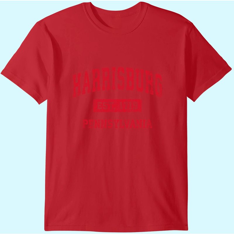 T-Shirt pour Hommes Harrisburg Pennsylvanie — T-shirts pour hommes