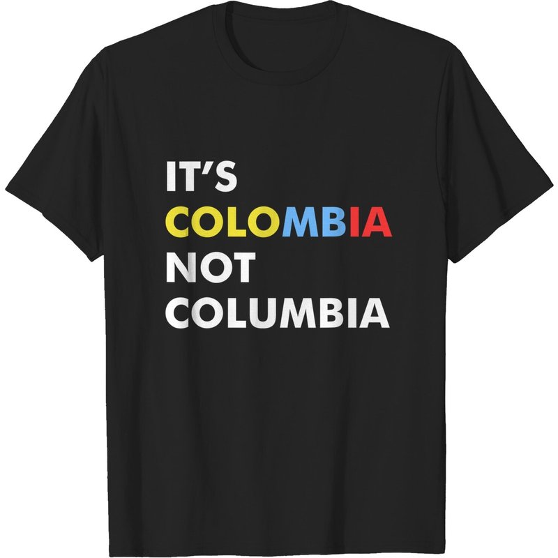 T-Shirt It's Colombia Not Columbia pour hommes — T-shirts pour hommes
