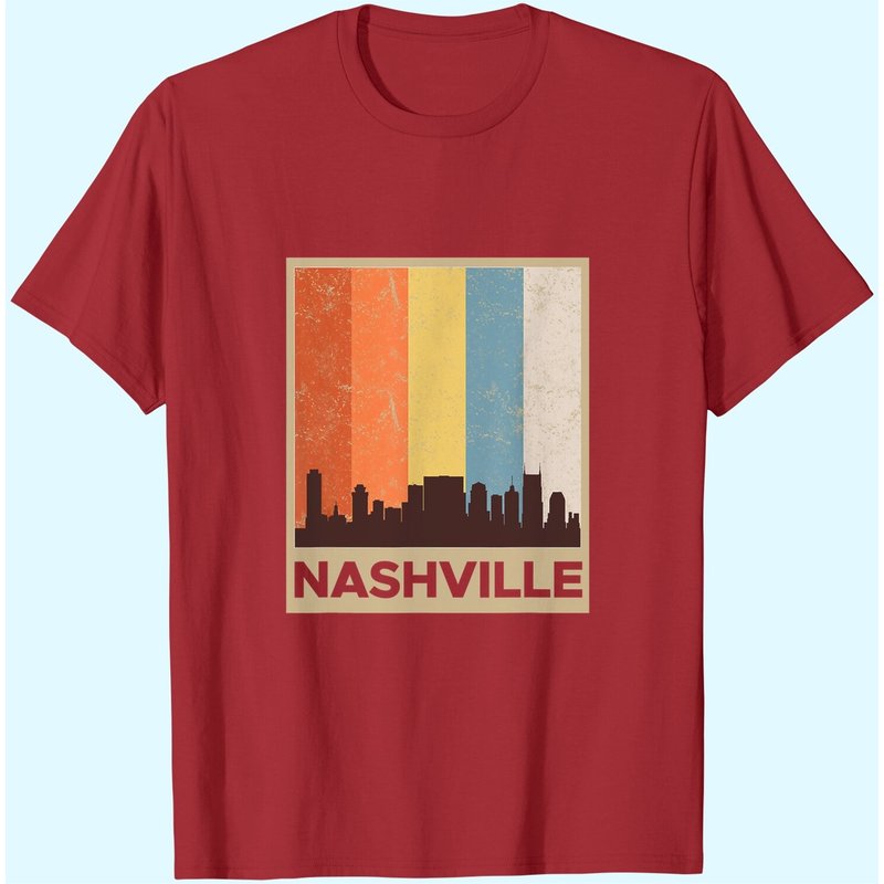 T-Shirt Nashville pour Hommes - Noir — T-shirts pour hommes