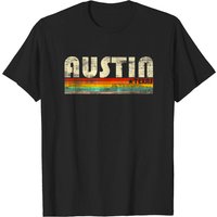 Austin Texas Men's T-Shirt in Black — Mens T Shirts