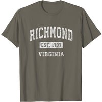 T-Shirt Vintage Richmond Virginia pour Hommes