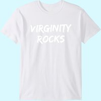 T-shirt Sarcastique Virginity Rocks pour Hommes