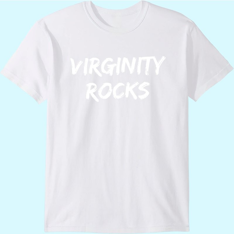 T-shirt Sarcastique Virginity Rocks pour Hommes — T-shirts pour hommes