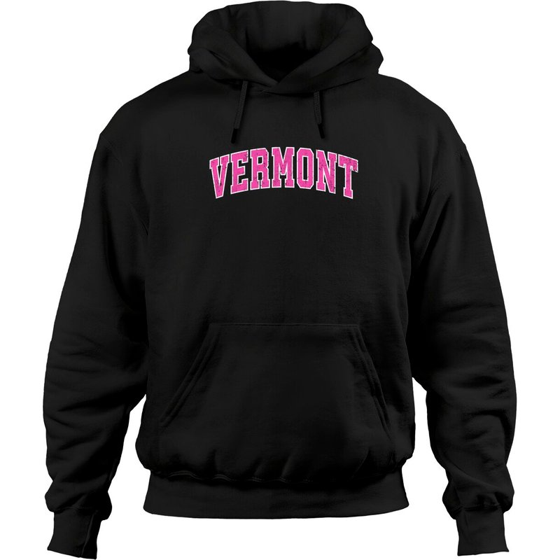 Hoodie à Capuchon Rose Vermont Vintage Sports Design — Sweats à capuche pour hommes