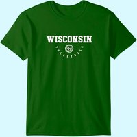 T-shirt de l'équipe de volleyball du Wisconsin pour hommes — T-shirts pour hommes