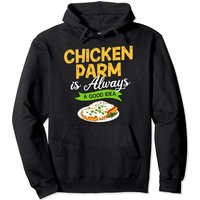 Hoodie à Capuche Poulet Parmigiana Parmesan Italien — Sweats à capuche pour hommes