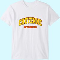 T-Shirt pour hommes Cheyenne État du Wyoming