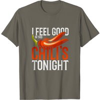T-shirt cadeau Chili's pour hommes - Je me sens bien ce soir — T-shirts pour hommes
