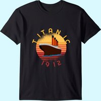 T-shirt Titanic Lovers pour hommes en noir — T-shirts pour hommes
