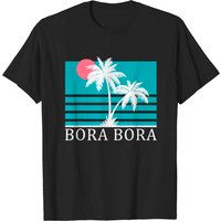 Bora Bora Sunset Palm Trees T-Shirt for Men