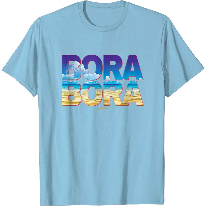 T-shirt Bora Bora pour hommes en noir — T-shirts pour hommes