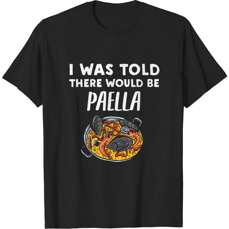 T-shirt pour hommes I Was Told There Would Be Paella — T-shirts pour hommes