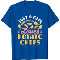 Juste une fille qui aime les chips T-shirt pour hommes — T-shirts pour hommes