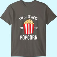 T-shirt pour hommes Just Here For The Popcorn — T-shirts pour hommes