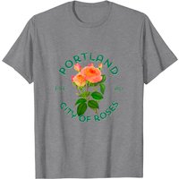 T-Shirt Portland Oregon Ville des Roses pour Hommes — T-shirts pour hommes