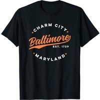 T-Shirt Vintage Baltimore Charm City Maryland pour Hommes — T-shirts pour hommes