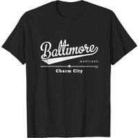 T-shirt Baltimore Maryland Charm City pour hommes — T-shirts pour hommes