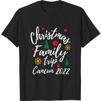 T-shirt pour hommes Cancun Noël en famille Voyage au Mexique 2022 — T-shirts pour hommes