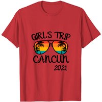 T-shirt pour hommes Girls Trip Cancun Mexico 2022 Sunglasses