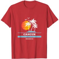 T-shirt Vintage Cancun Mexique pour hommes
