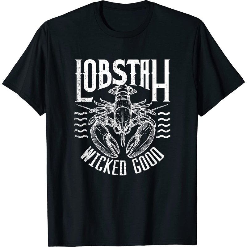 T-shirt pour hommes Wicked Good Lobstah Maine Boston Cape Cod Lobster — T-shirts pour hommes