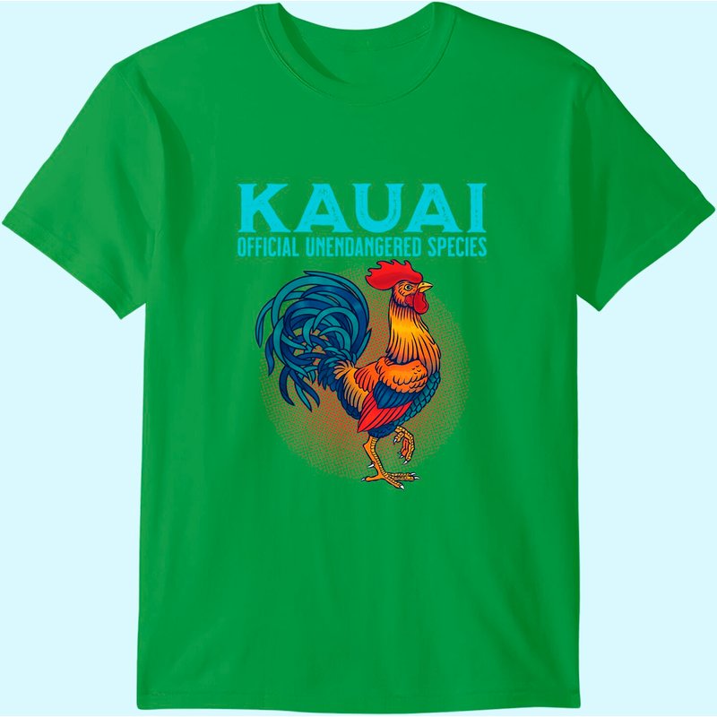 T-shirt Kauai Chicken Espèce Non Menacée pour Hommes — T-shirts pour hommes