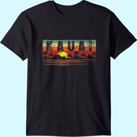 T-shirt Vintage Tropical Kauai Hawaii pour hommes — T-shirts pour hommes