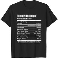 T-shirt pour hommes avec les valeurs nutritionnelles du riz frit au poulet — T-shirts pour hommes
