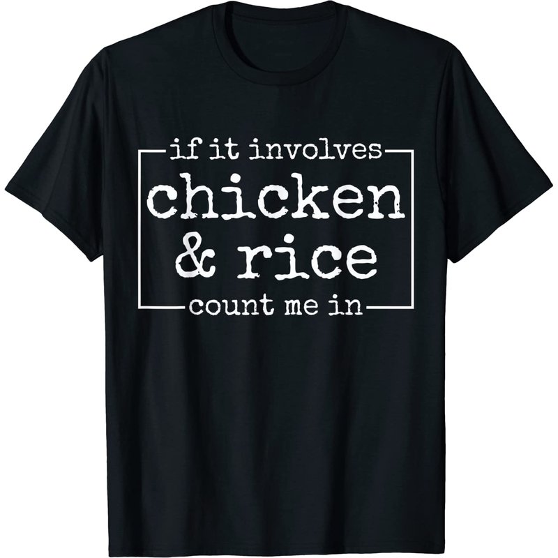 T-shirt Bodybuilding Fitness Chicken Rice pour hommes — T-shirts pour hommes