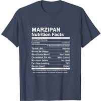T-shirt Marzipan Nutrition Facts pour hommes - Noir — T-shirts pour hommes