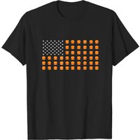 T-shirt Burger Hamburger USA Drapeau Américain pour Hommes — T-shirts pour hommes
