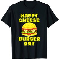 T-shirt pour hommes Journée du Cheeseburger Heureux