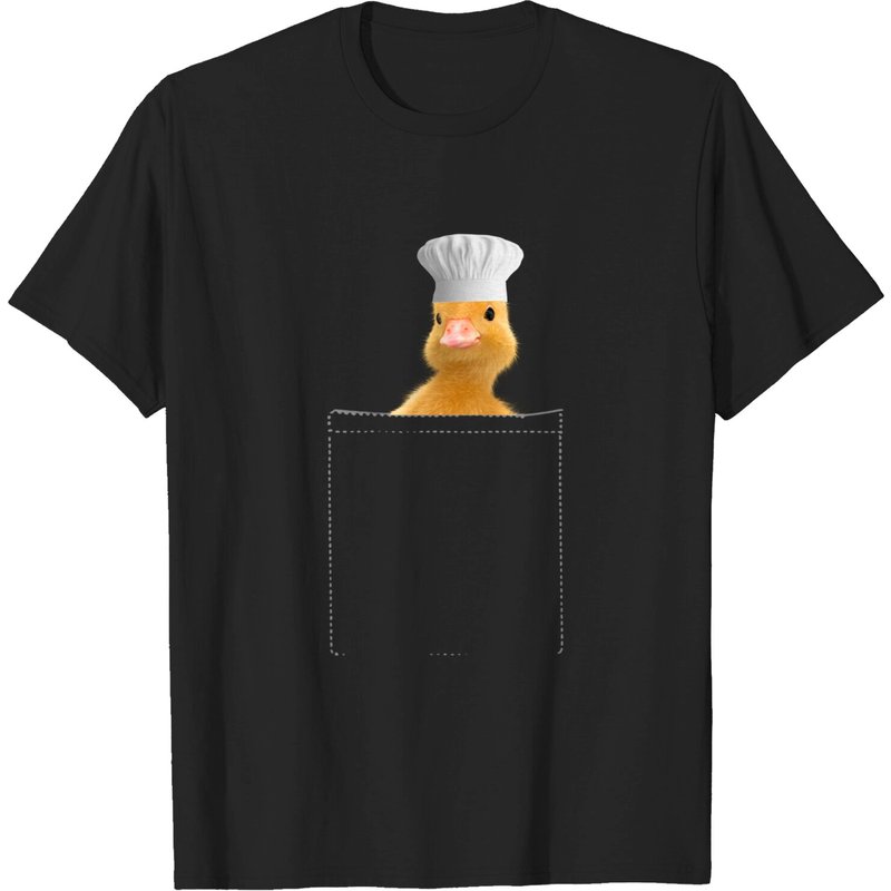 T-shirt Peking Duck Peeking Pocket pour diplômés en cuisine — T-shirts pour hommes