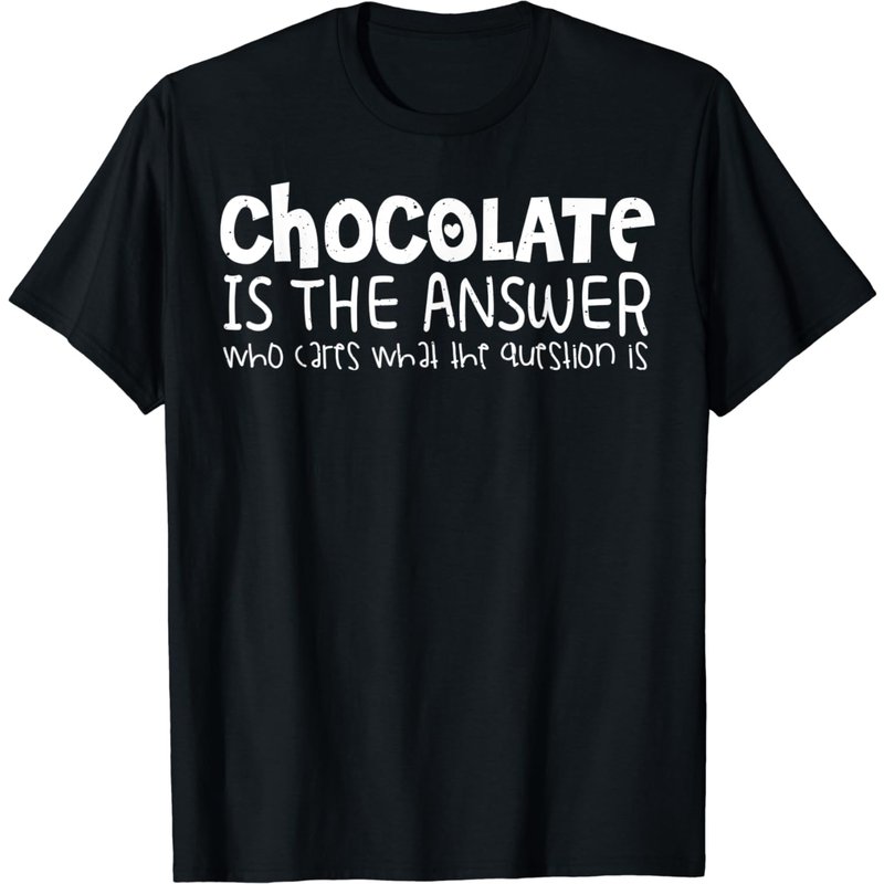 T-shirt Chocolat Lover Chocolate Is The Answer pour hommes — T-shirts pour hommes