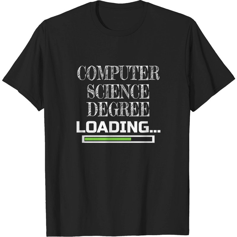 T-shirt pour hommes en informatique : Chargement de diplôme — T-shirts pour hommes