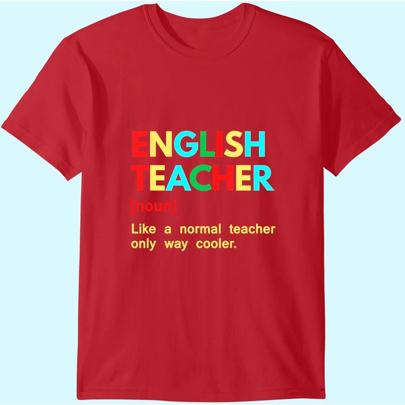 T-Shirt Enseignant d'Anglais Comme Un Enseignant Normal — T-shirts pour hommes