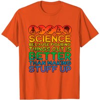 T-shirt Science Is Real pour hommes en noir