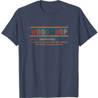 T-shirt pour hommes Wood Shop Noun Definition Menuisier — T-shirts pour hommes