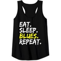 Débardeur Eat Sleep Blues Repeat Musique Jazz Rock pour Hommes — T-shirts pour hommes