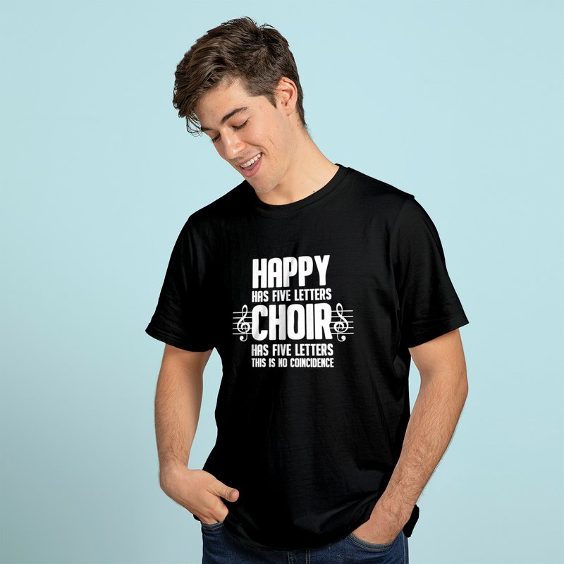 Choir Singing Musician Choral T-Shirt for Men