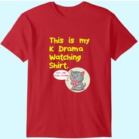 This Is My K-drama Watching T-shirt for Men