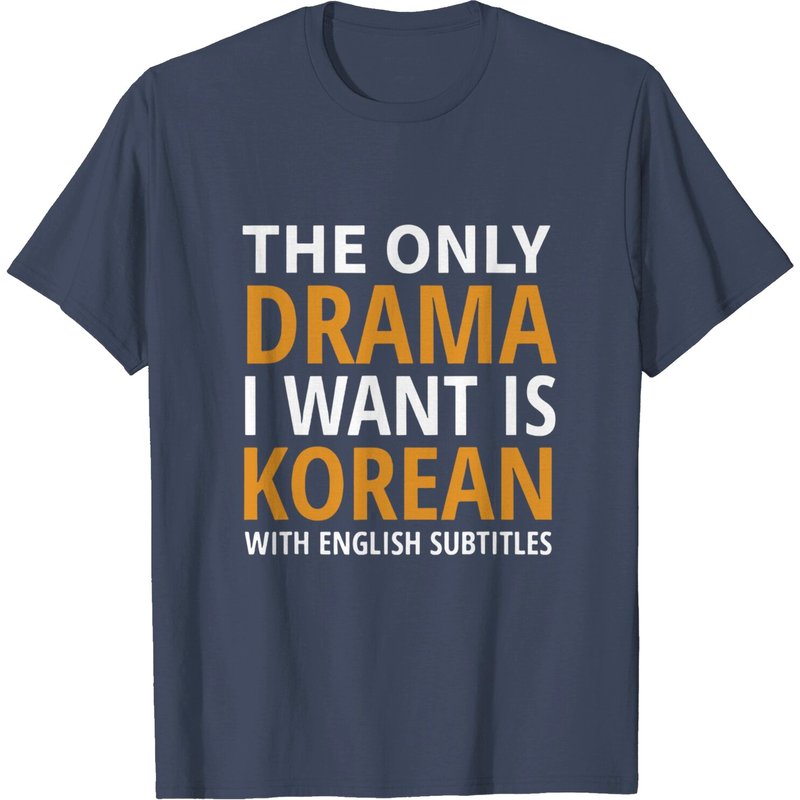 T-shirt I Watch Kdrama pour hommes en noir — T-shirts pour hommes