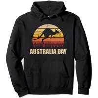 Haut à capuchon vintage pour la Journée de l'Australie — Sweats à capuche pour hommes