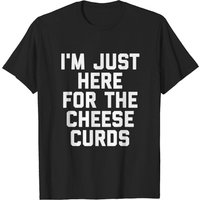 T-shirt National Cheese Day - Je suis juste là pour le fromage en grains — T-shirts pour hommes