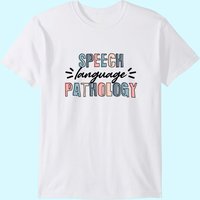 T-shirt en pathologie du langage pour hommes