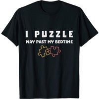 T-Shirt Jigsaw Puzzle pour Hommes en Noir — T-shirts pour hommes